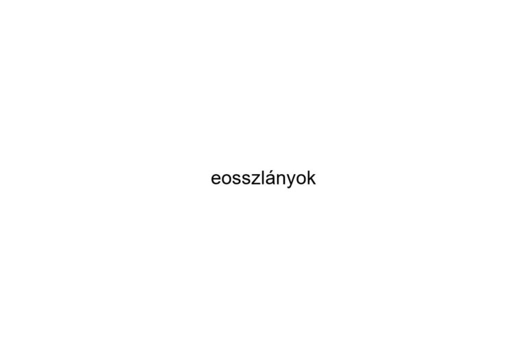 eosszlnyok