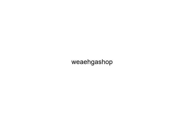 weaehgashop