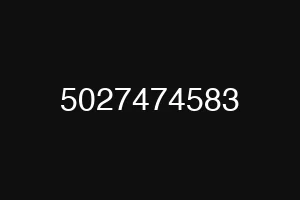 5027474583