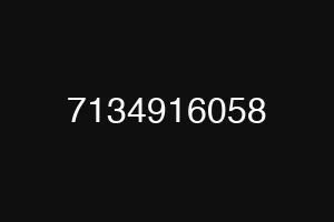 7134916058