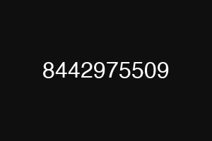8442975509