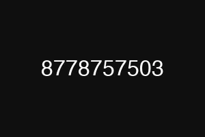 8778757503